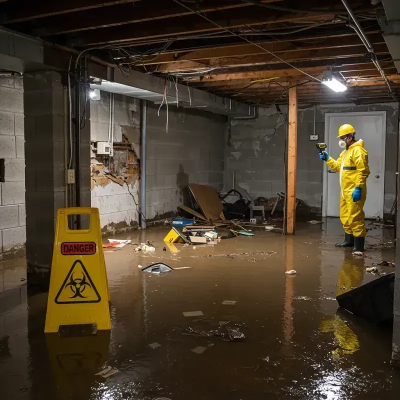 Flooded Basement Electrical Hazard in Juncal, PR Property